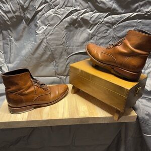 Nisolo Tan Leather Ankle Boots